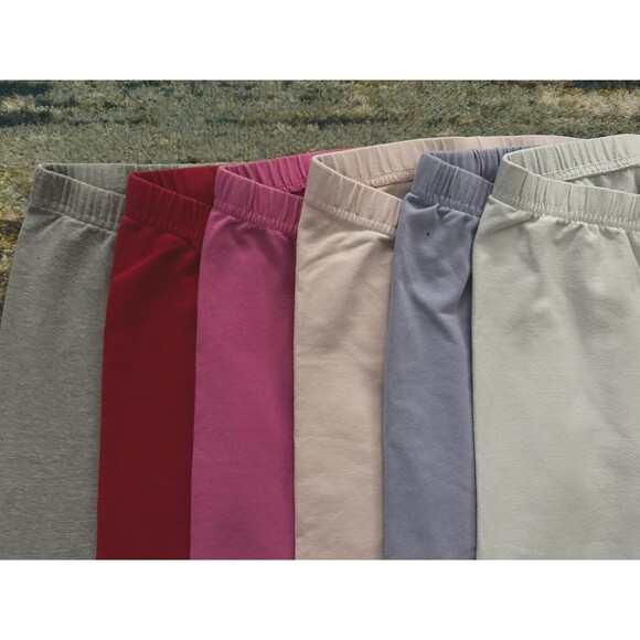 Hanna Andersson Leggings Lot size 8, 130cm 6 Pairs Valentine’s Pink Red - Picture 2 of 16